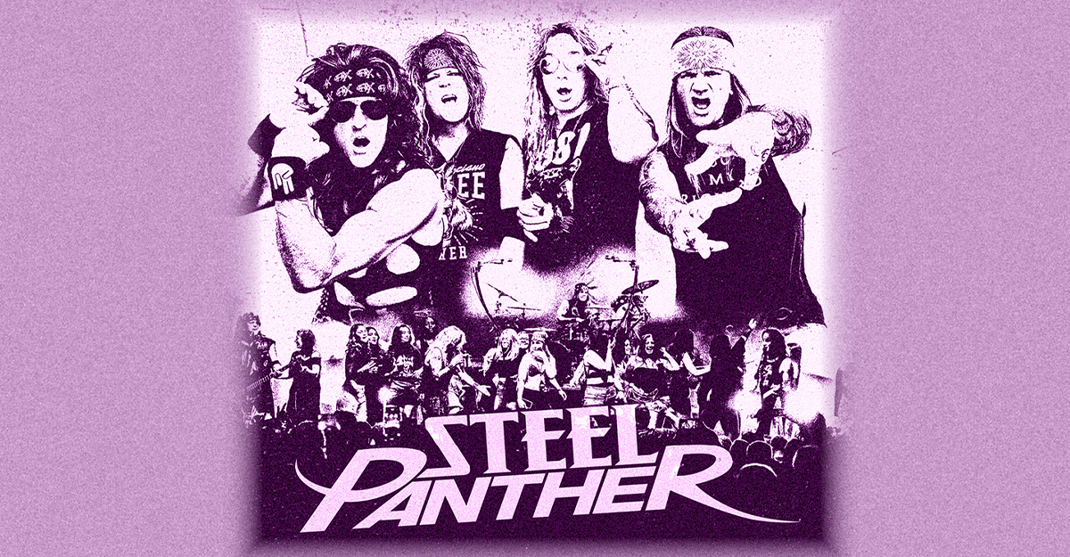 Poster der Band Steel Panther für die Europe Twenty Twenty S€X Tour.