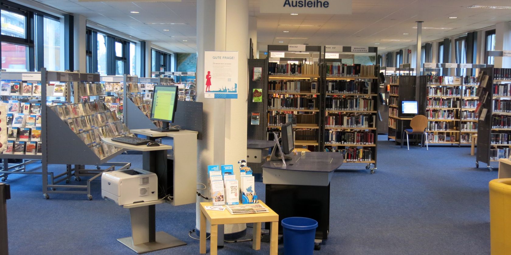 Die Bücherhalle Wandsbek, © Bücherhallen Hamburg