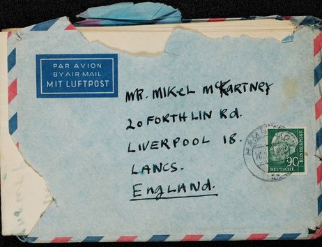 Brief von Stuart Sutcliffe 