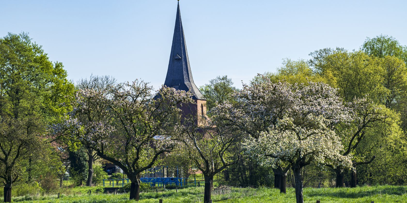 Kirche mit Kindern, © Markus Tiemann/ Flusslandschaft Elbe