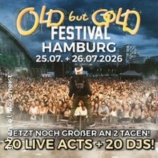 Plakat für das Old but Gold Ü30 HipHop Festival in Hamburg 2026.