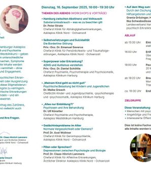 Offizieller Flyer Psychiatrietag