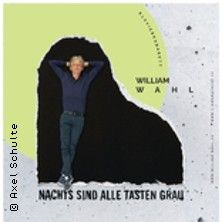 Cover des Albums 'Nachts sind alle Tasten grau' von William Wahl.