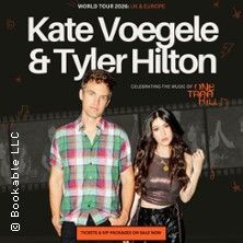 Plakat mit Kate Voegele und Tyler Hilton für eine Welttournee 2024.