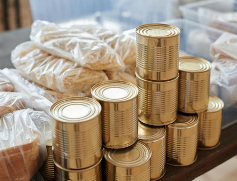 Lebensmittelspenden an die Tafel