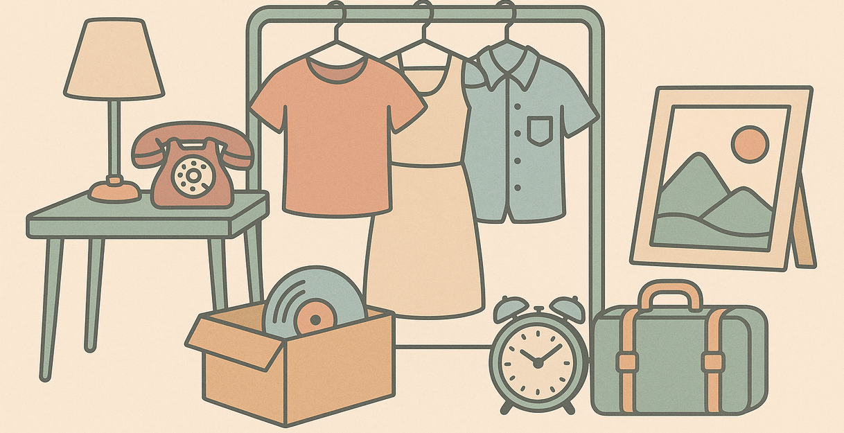 Symbolbild für einen Flohmarkt 