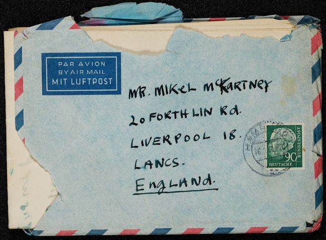 Brief von Stuart Sutcliffe 