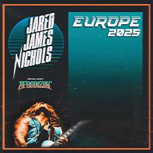 Poster von Jared James Nichols' Europa-Tour 2025 mit Special Guest Afrodiziac.