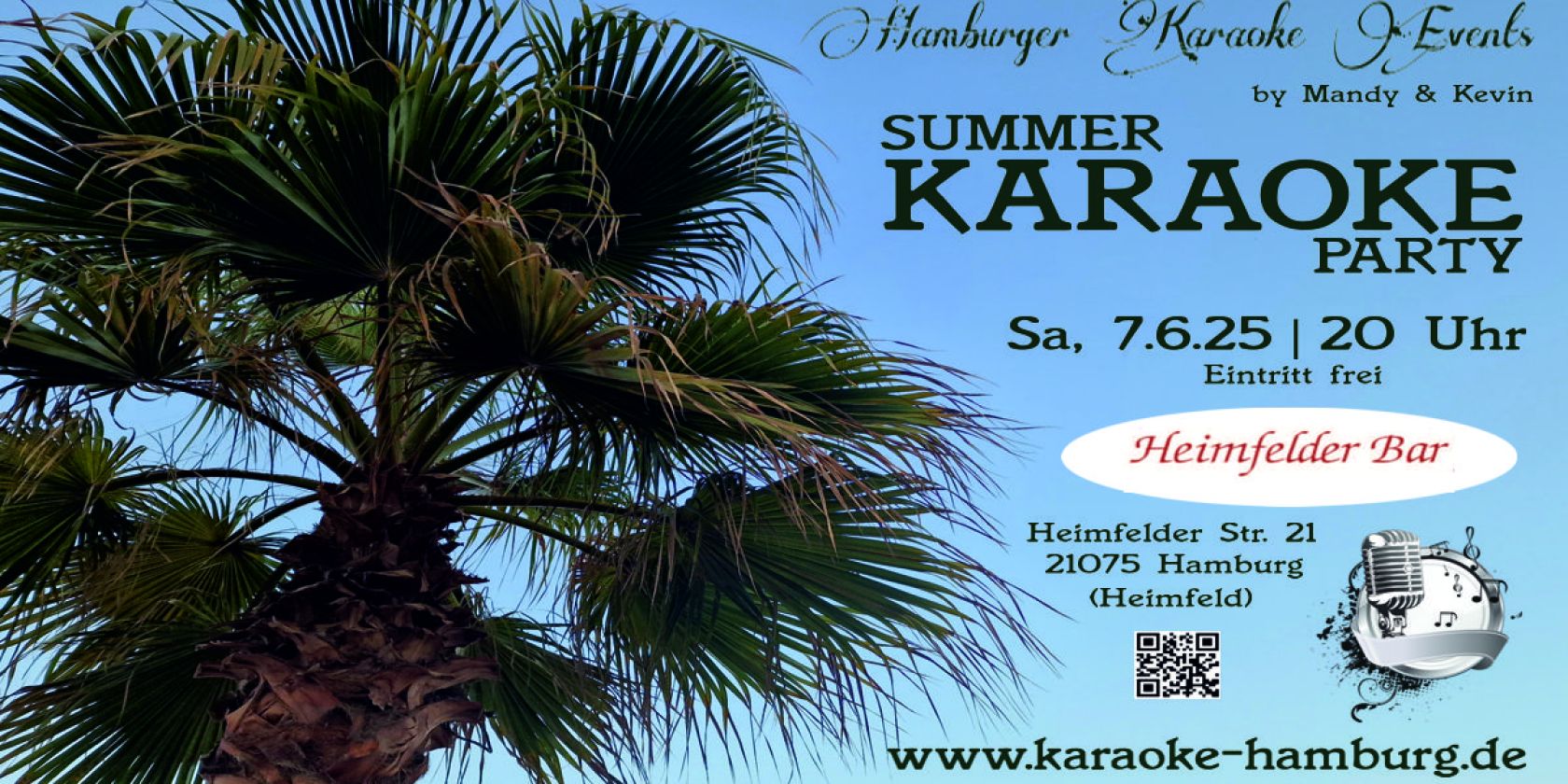Flyer Heimfelder Bar, © Hamburger Karaoke Events