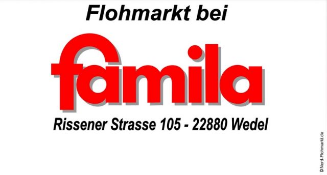 Flohmarkt bei Famila in Wedel, © www.Nord-Flohmarkt.de