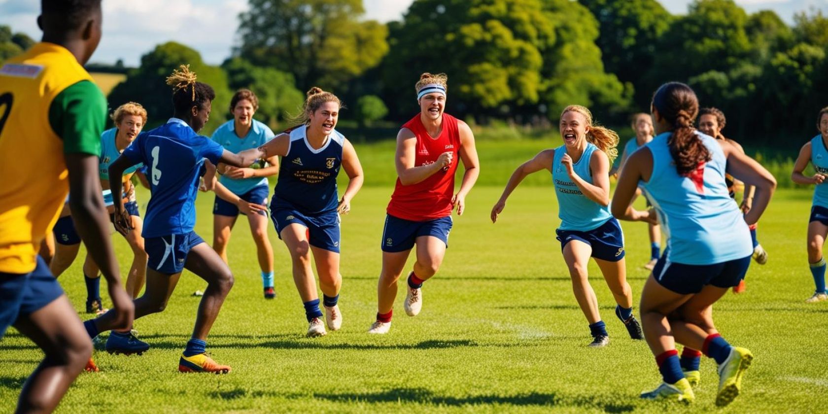 Sport auf dem Sportplatz, ländlich, © SG Old-Him: KI generiert
