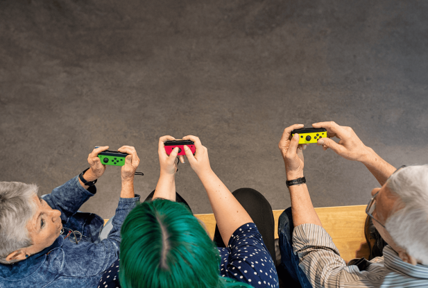 altersfreundlich Gaming Nintendo Switch, © Körber-Stiftung/Bente Stachowske
