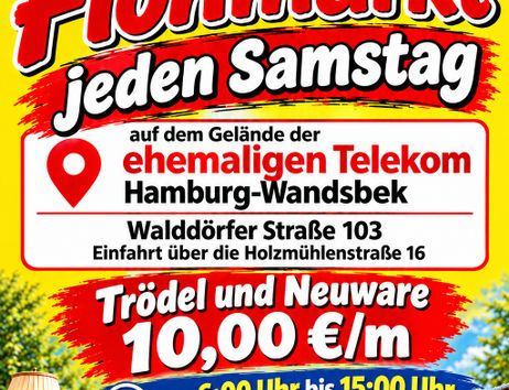 jeden Samstag Flohmarkt