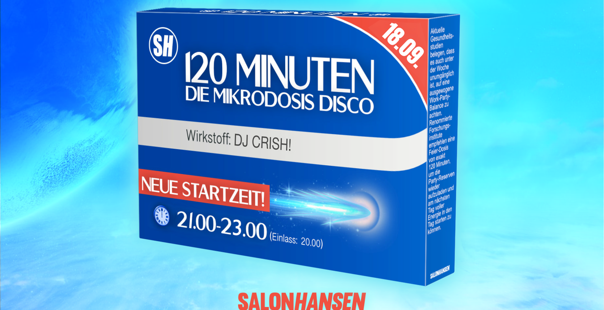 120 Minuten Party mit CRISH!