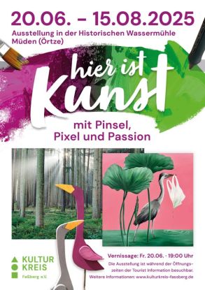 KKF-Hier-ist-Kunst-2025-A4-600x849, © Kulturkreis Faßberg e.V.