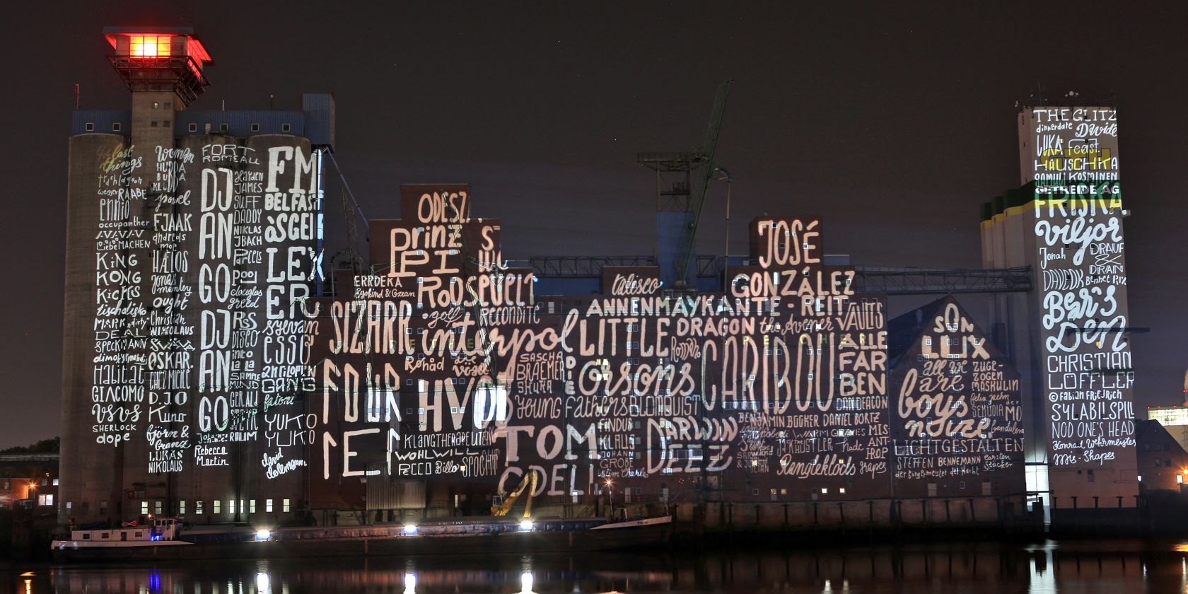 MS Dockville 2015 - Lichtinstallation Lichtgestalten, © Thomas Quack