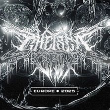 Logo von Chelsea Grin mit Europa-Tour 2025 Ankündigung.