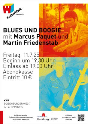 Boogiewoogie und Blues mit Marcus Paquet und Martin Friedenstab, © KulturWerk Rahlstedt e.V., Isabel Kaestner-Bollweg