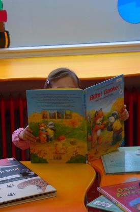 Der Kinderbereich in der Bücherhalle Schnelsen, © Bücherhallen Hamburg